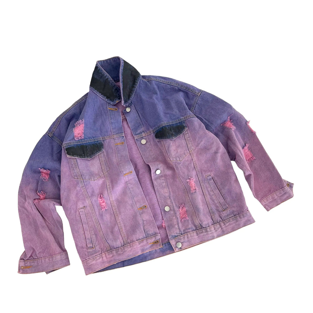 'UPCYCLED' by W+G Denim Jacket by Wren + Glory Wren + Glory