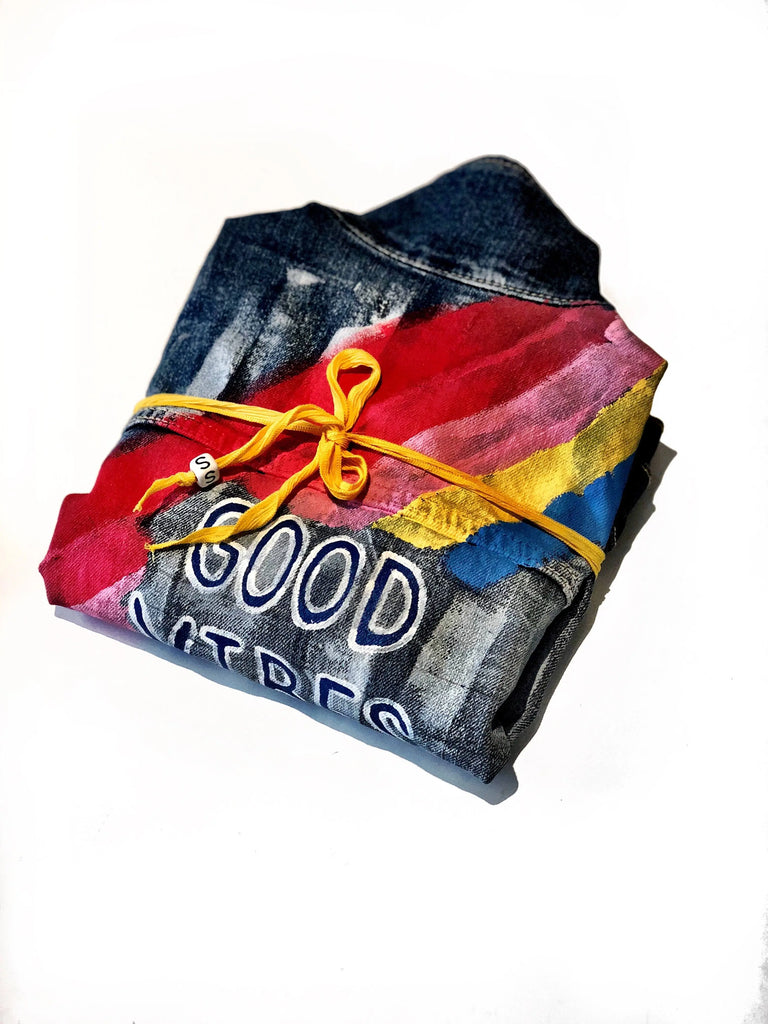 'VIBEZ' DENIM JACKET - Girls by Wren + Glory Wren + Glory