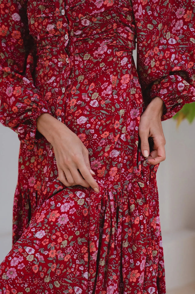 Verona Long Sleeve Midi Dress by Bali ELF Bali ELF
