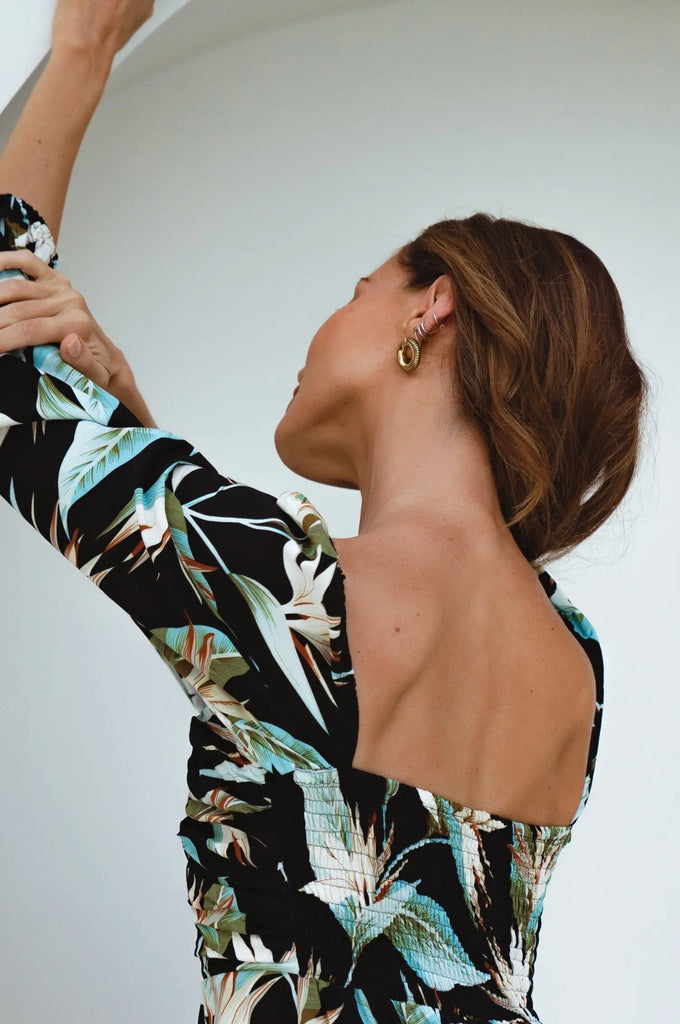 Verona Long Sleeve Midi Dress by Bali ELF Bali ELF