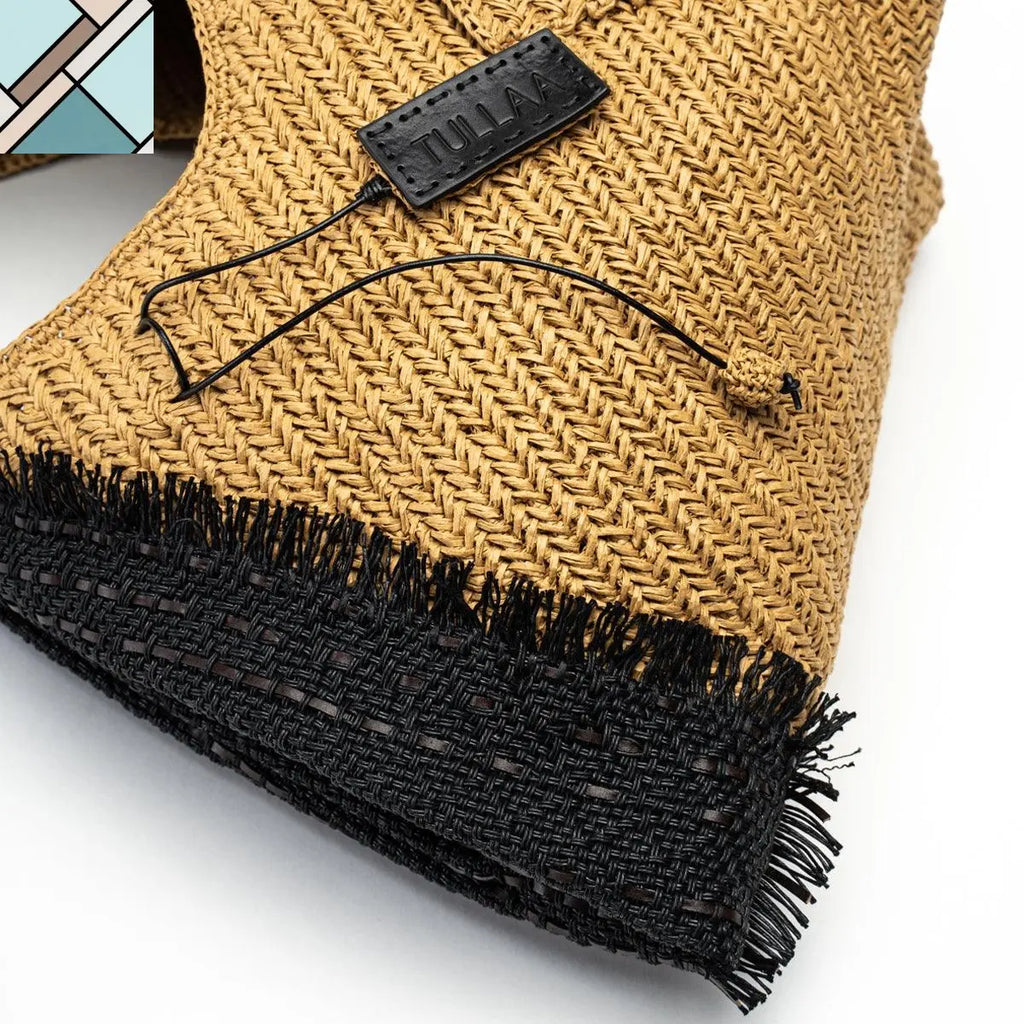 Virgo Italian Knit Leather Bag TULLAA