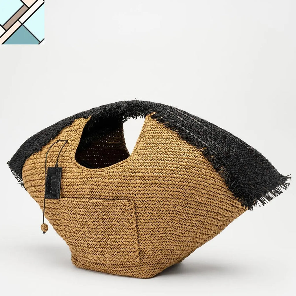 Virgo Italian Knit Leather Bag TULLAA