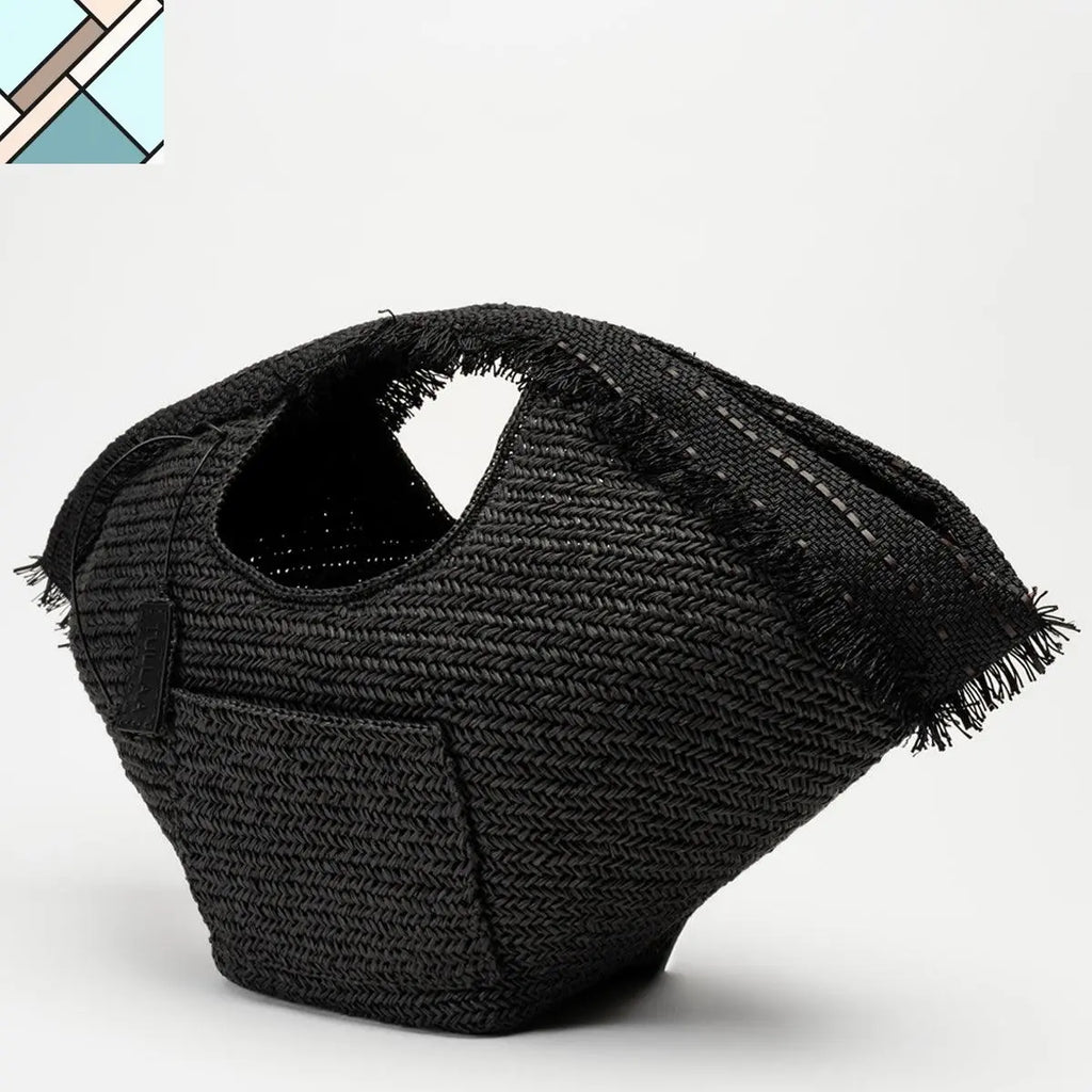 Virgo Italian Knit Leather Bag TULLAA