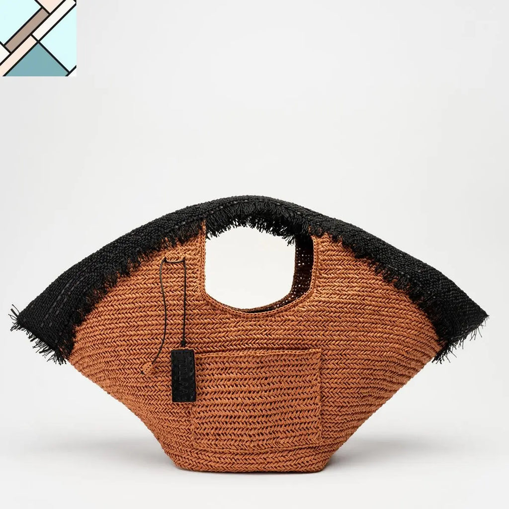 Virgo Italian Knit Leather Bag TULLAA