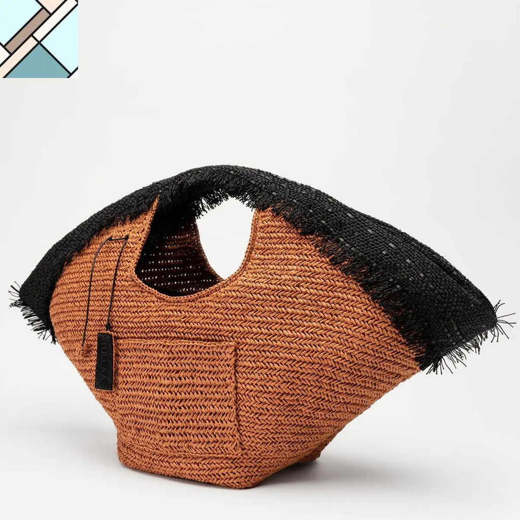 Virgo Italian Knit Leather Bag TULLAA