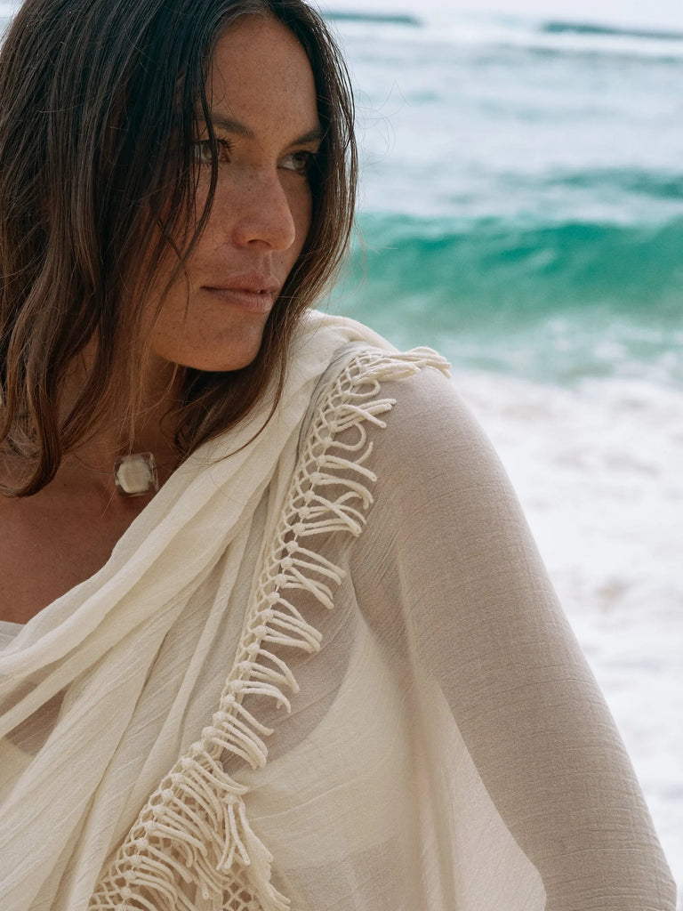 Vista Kimono - Natural by The Handloom The Handloom