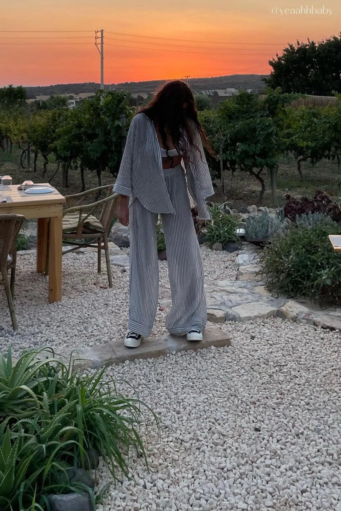 Voyage Set - Black Stripes by The Handloom The Handloom