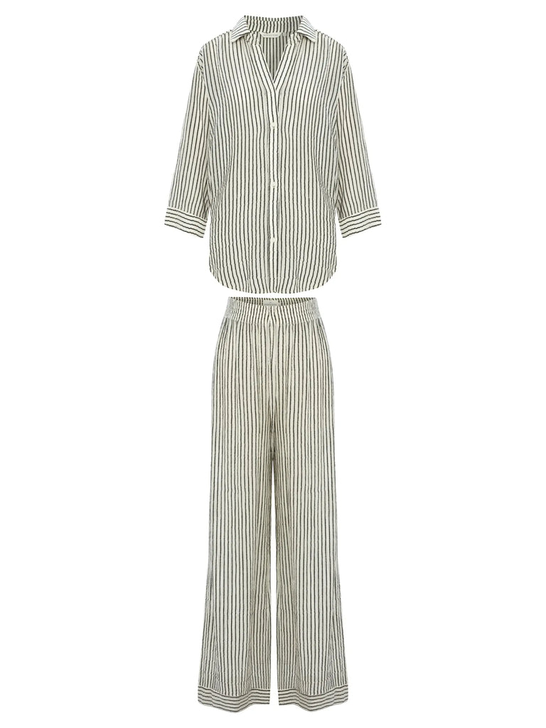 Voyage Set - Black Stripes by The Handloom The Handloom