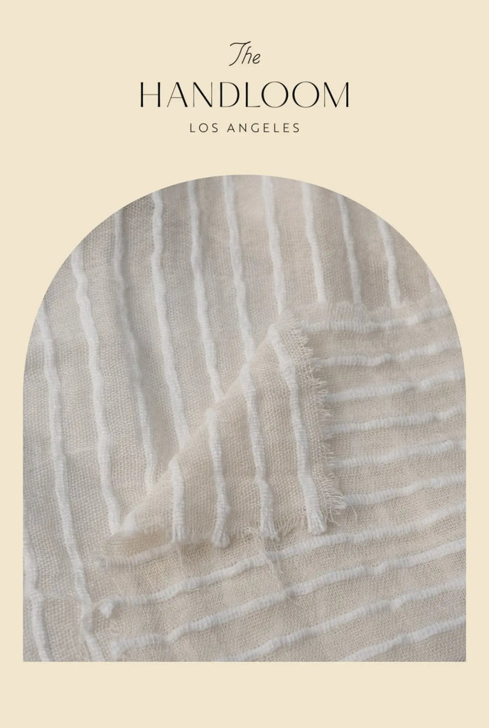 Voyage Set White Stripes - The Handloom