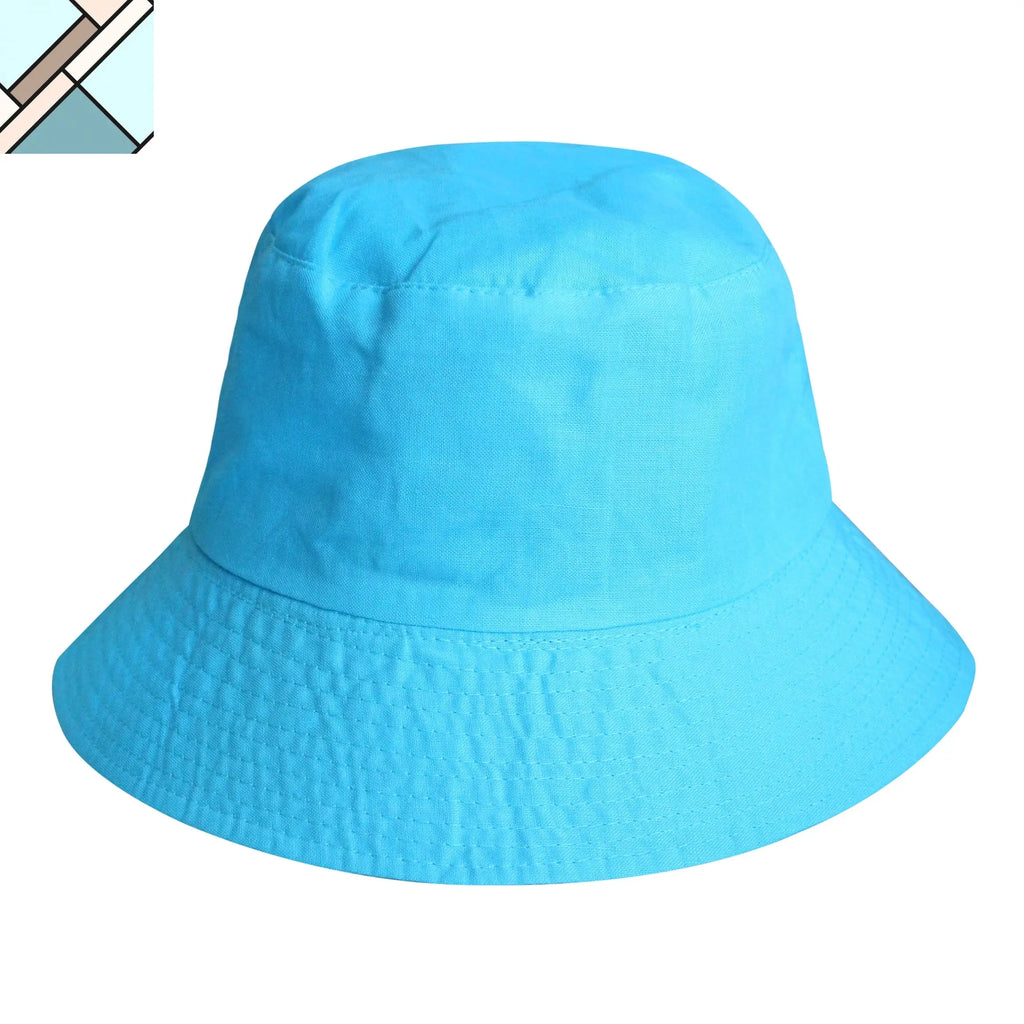 WATU Seaside Linen Bucket Hat, in Sea Blue by BrunnaCo BRUNNA CO
