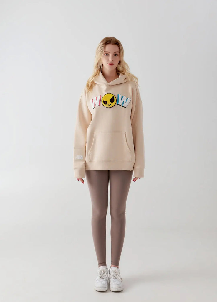 WOW  "Mood" Emoji Hoodie by Amoo Amoo