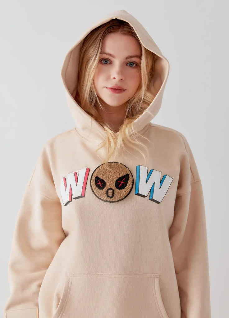 WOW  "Mood" Emoji Hoodie by Amoo Amoo