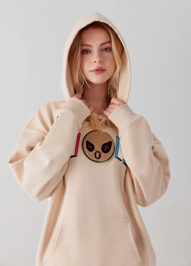 WOW  "Mood" Emoji Hoodie by Amoo Amoo
