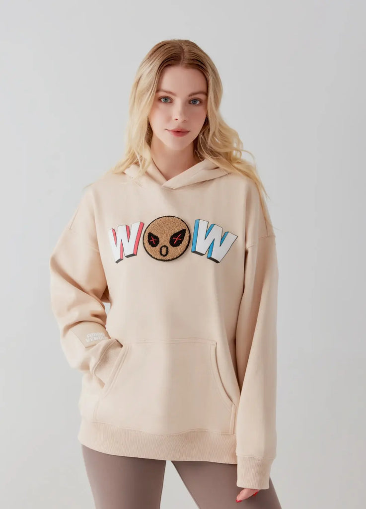 WOW  "Mood" Emoji Hoodie by Amoo Amoo