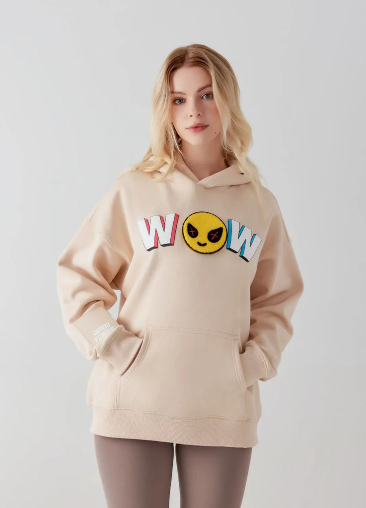WOW  "Mood" Emoji Hoodie by Amoo Amoo