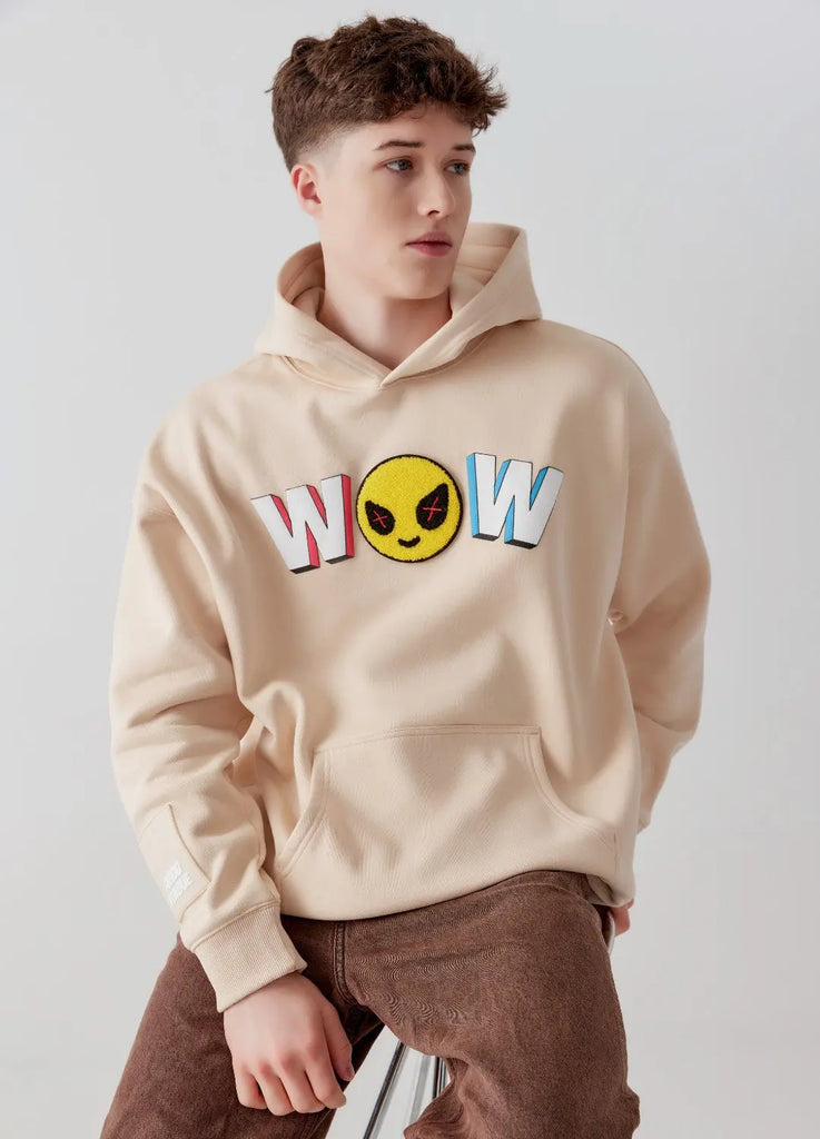WOW  "Mood" Emoji Hoodie by Amoo Amoo