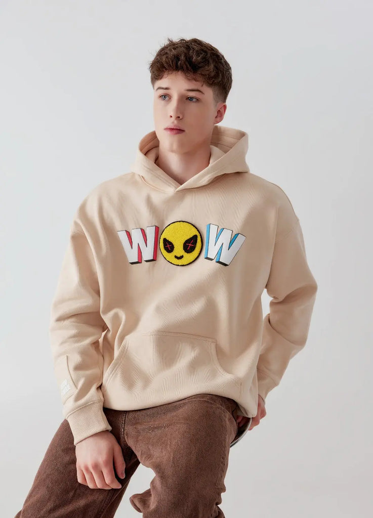 WOW  "Mood" Emoji Hoodie by Amoo Amoo