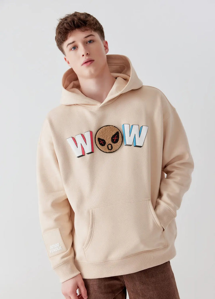 WOW  "Mood" Emoji Hoodie by Amoo Amoo
