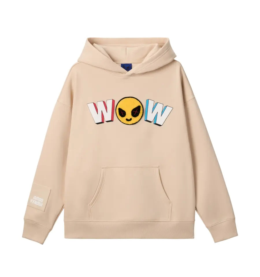 WOW  "Mood" Emoji Hoodie by Amoo Amoo