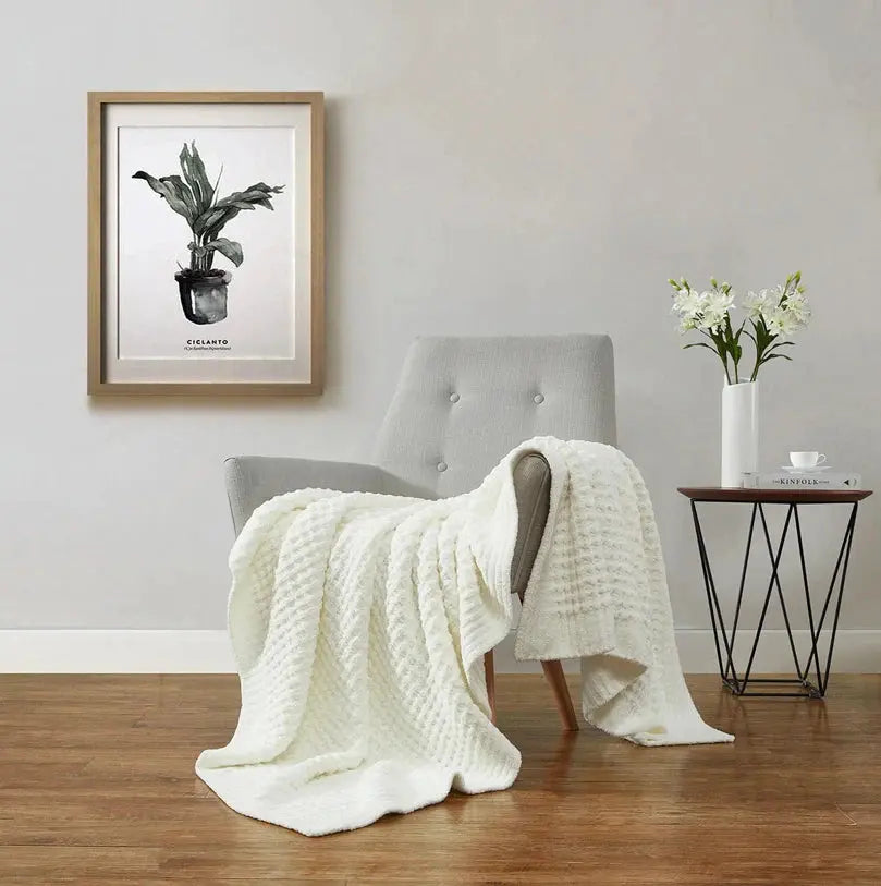 Waffle Lightweight Throw by Sunday Citizen Sunday Citizen