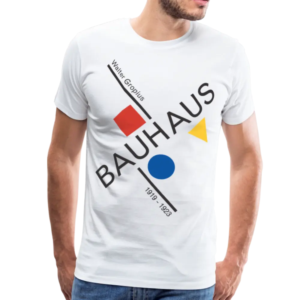 Walter Gropius Bauhaus Artwork T-Shirt by Art-O-Rama Shop ART-O-RAMA-SHOP