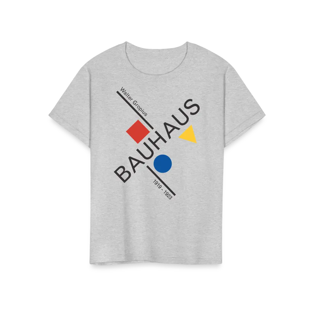 Walter Gropius Bauhaus Artwork T-Shirt by Art-O-Rama Shop ART-O-RAMA-SHOP