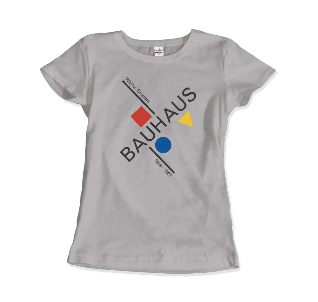 Walter Gropius Bauhaus Artwork T-Shirt by Art-O-Rama Shop ART-O-RAMA-SHOP