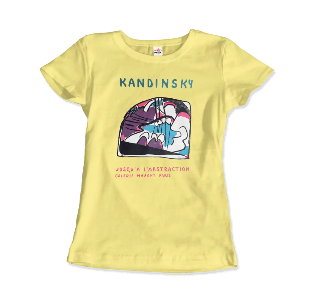 Wassily Kandinsky - Jusqu'a l'abstraction 1960 Artwork T-Shirt by Art-O-Rama Shop ART-O-RAMA-SHOP