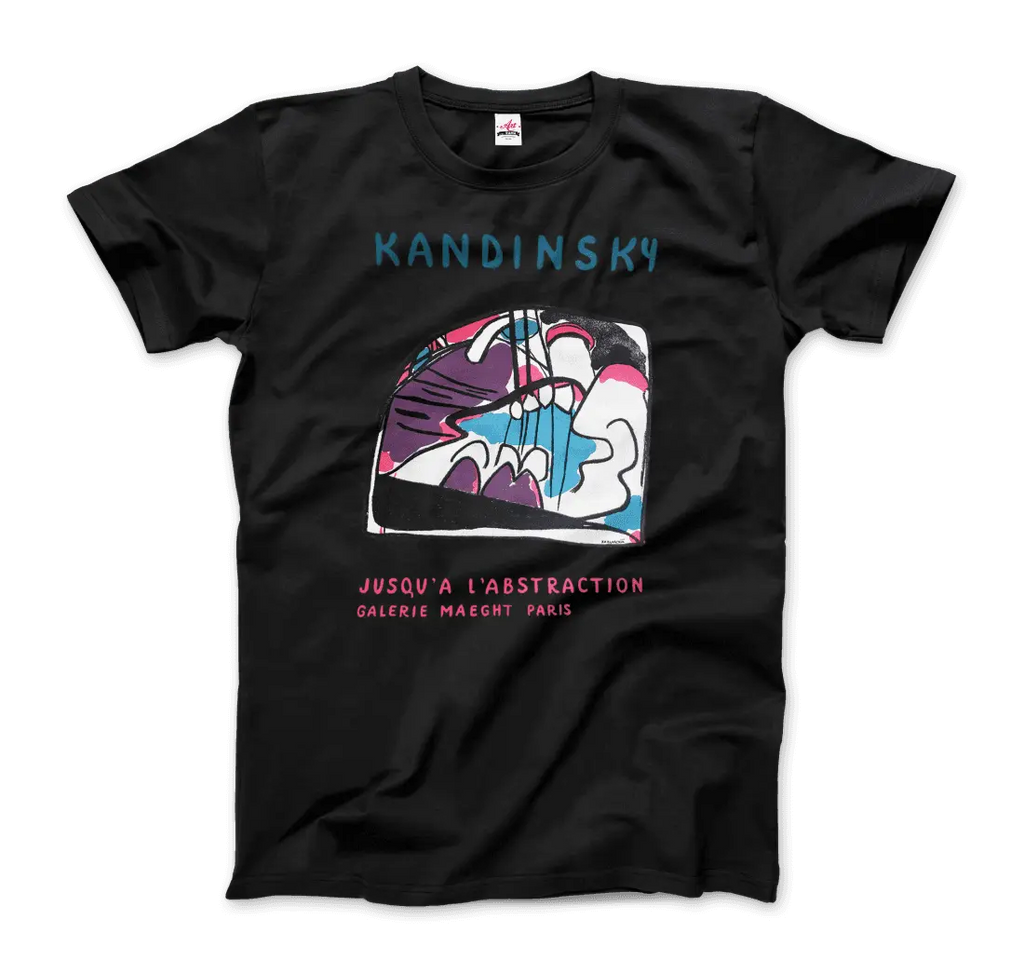 Wassily Kandinsky - Jusqu'a l'abstraction 1960 Artwork T-Shirt by Art-O-Rama Shop ART-O-RAMA-SHOP