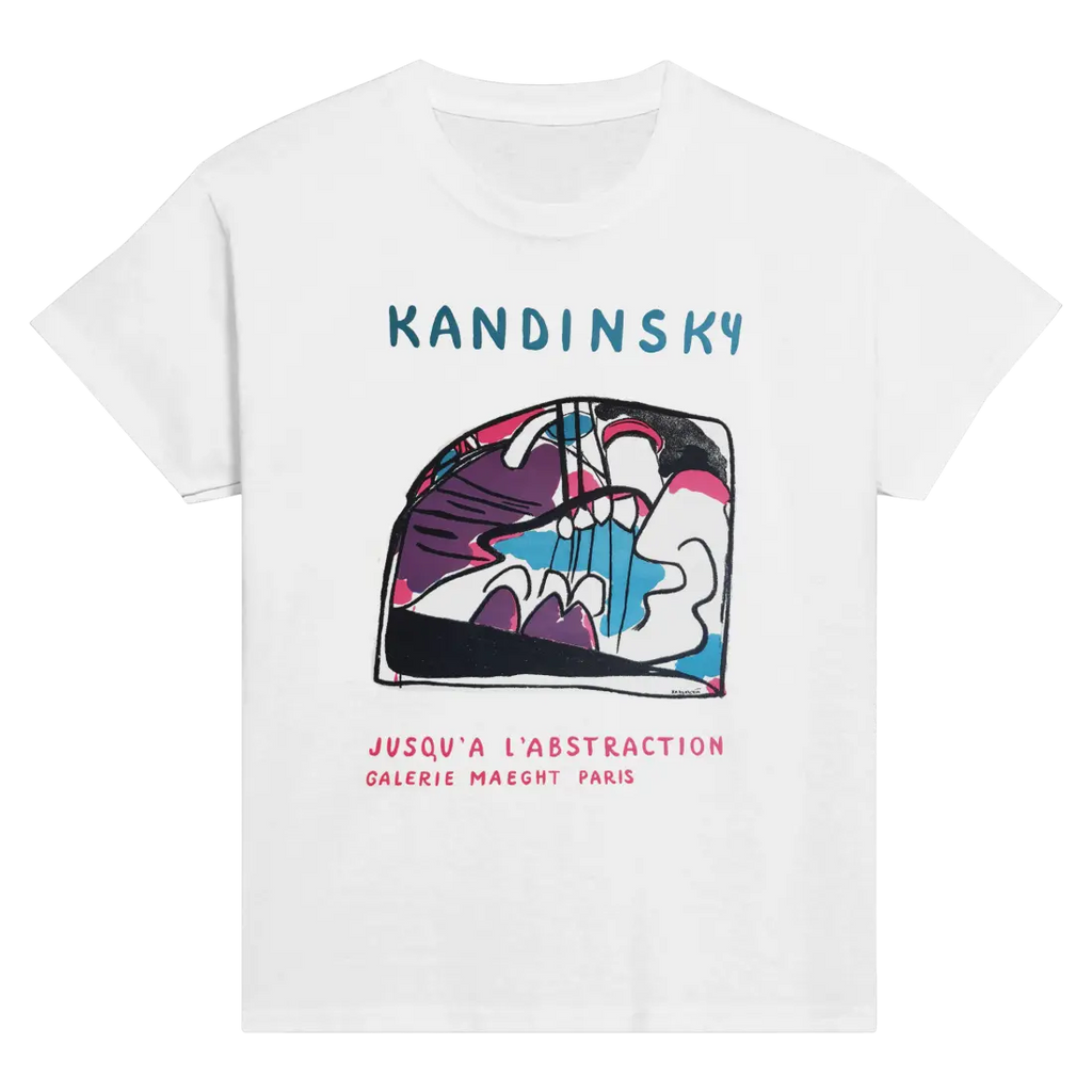 Wassily Kandinsky - Jusqu'a l'abstraction 1960 Artwork T-Shirt by Art-O-Rama Shop ART-O-RAMA-SHOP