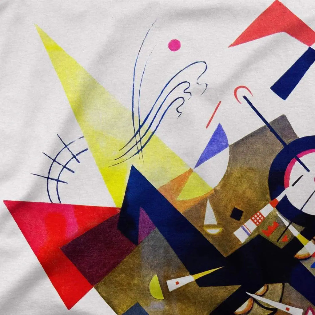 Wassily Kandinsky On White II (Auf Weiss) 1923, Artwork T-Shirt by Art-O-Rama Shop ART-O-RAMA-SHOP