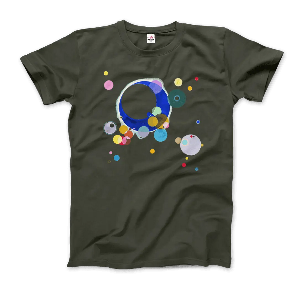 Wassily Kandinsky Several Circles, 1926 Artwork T-Shirt by Art-O-Rama Shop ART-O-RAMA-SHOP