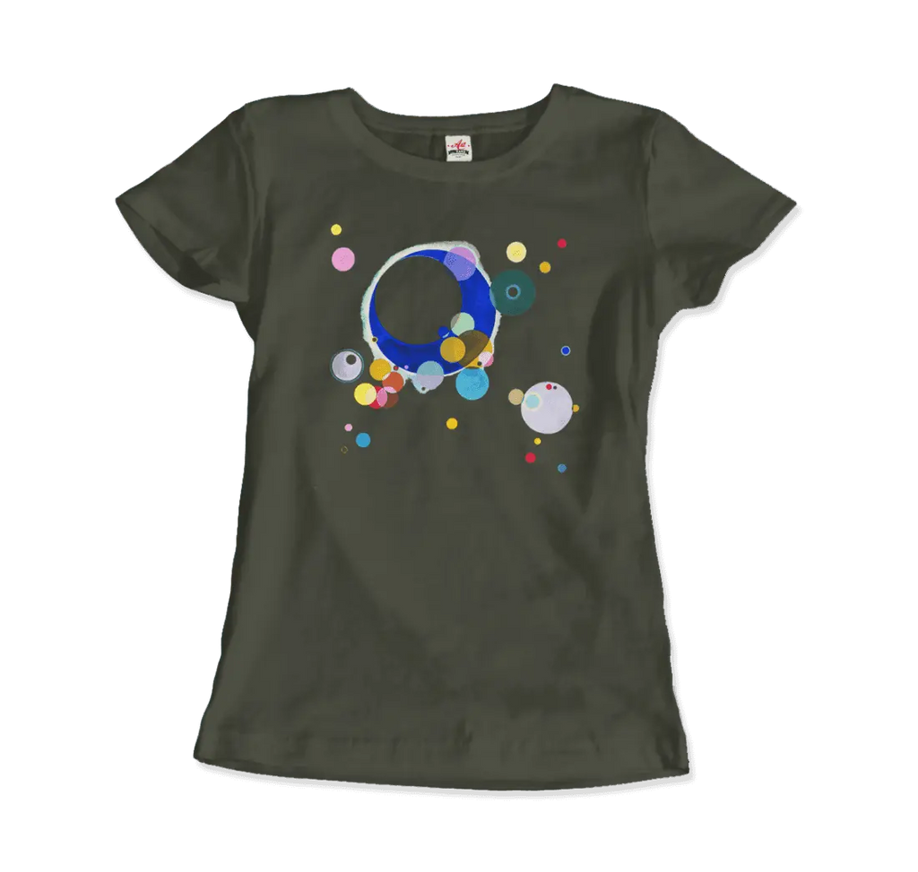 Wassily Kandinsky Several Circles, 1926 Artwork T-Shirt by Art-O-Rama Shop ART-O-RAMA-SHOP