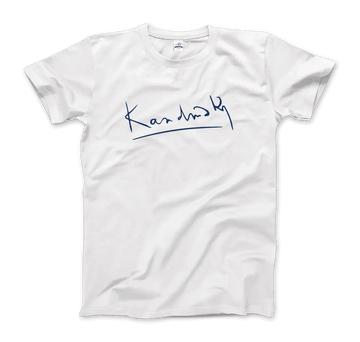 Wassily Kandinsky Signature Art T-Shirt by Art-O-Rama Shop ART-O-RAMA-SHOP