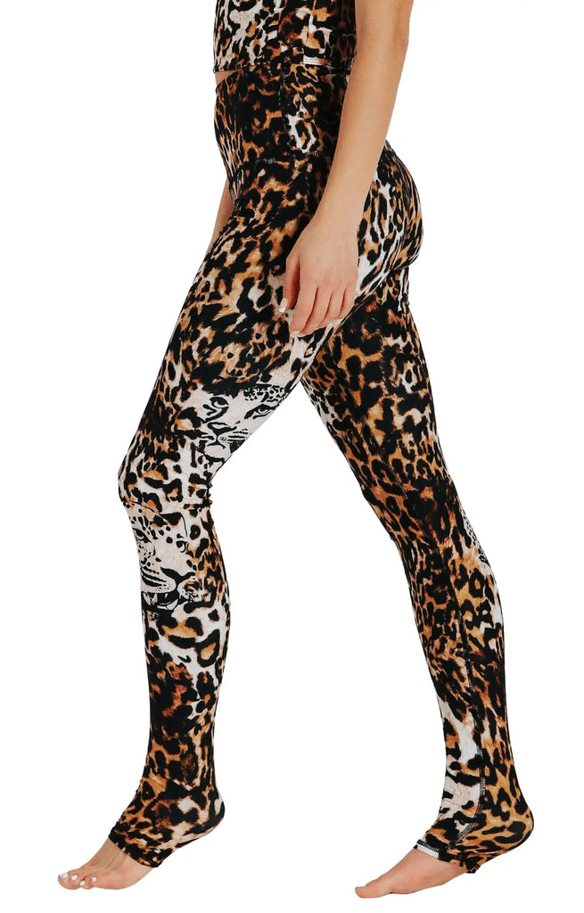 Wildcat Printed Yoga Leggings by Yoga Democracy Yoga Democracy