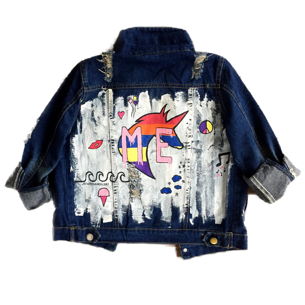 'YOUR INITIALS HERE' DENIM JACKET - Girls by Wren + Glory Wren + Glory