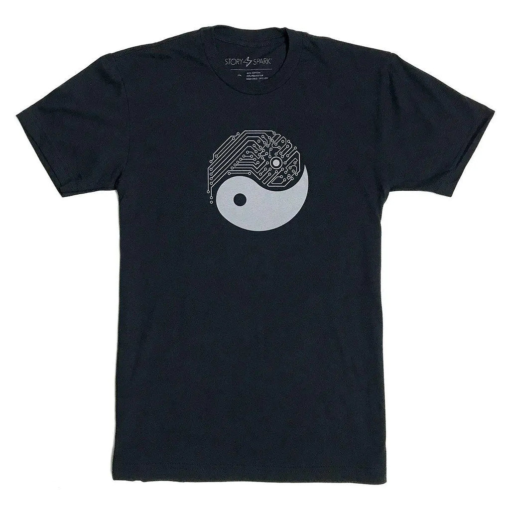 Yin Yang Tech T-Shirt by STORY SPARK STORY SPARK