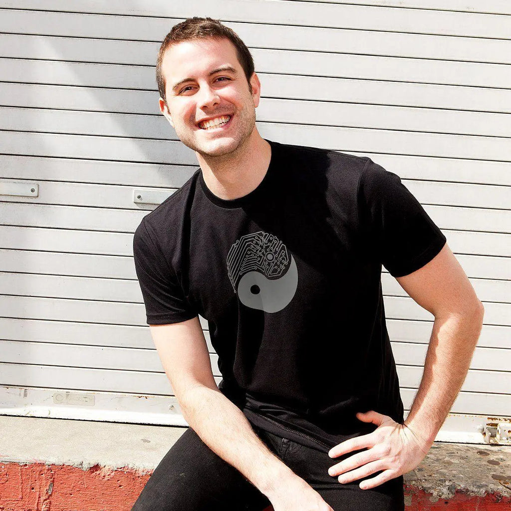 Yin Yang Tech T-Shirt by STORY SPARK STORY SPARK
