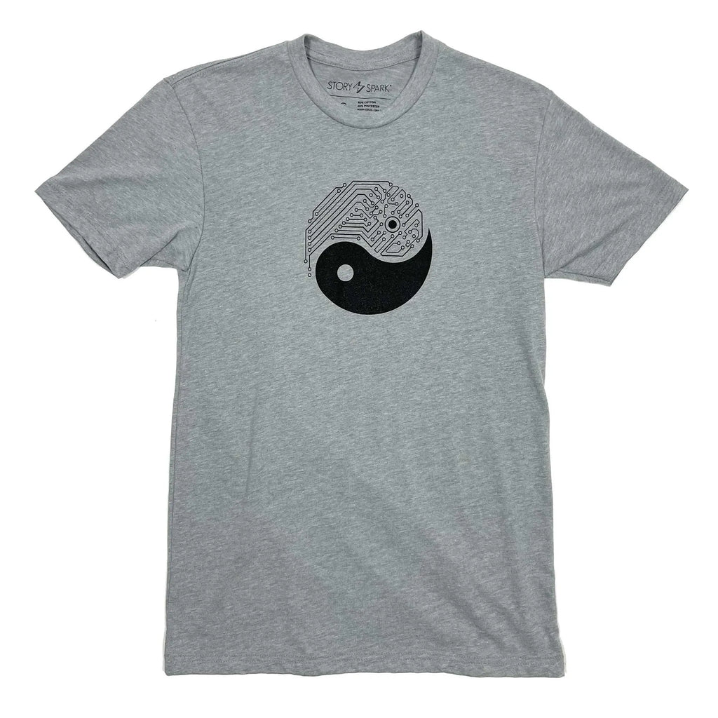 Yin Yang Tech T-Shirt by STORY SPARK STORY SPARK