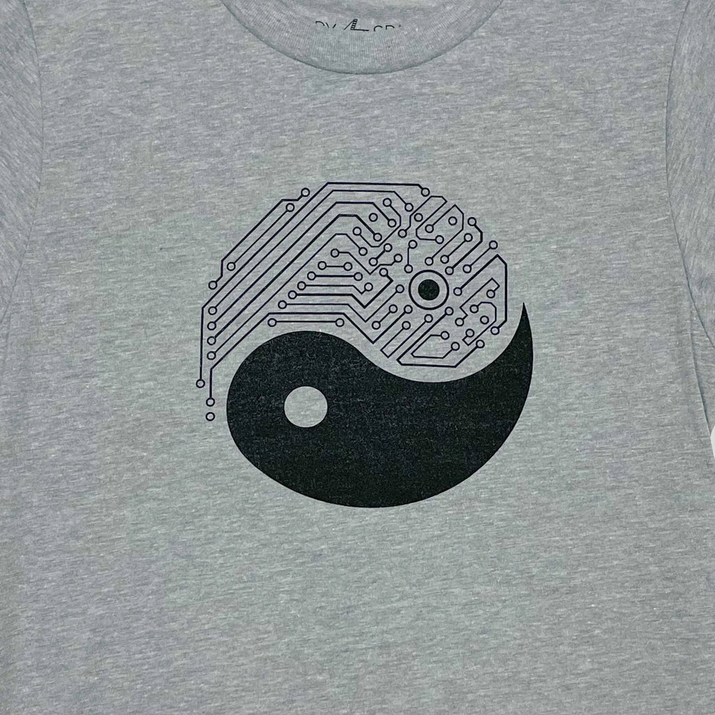 Yin Yang Tech T-Shirt by STORY SPARK STORY SPARK