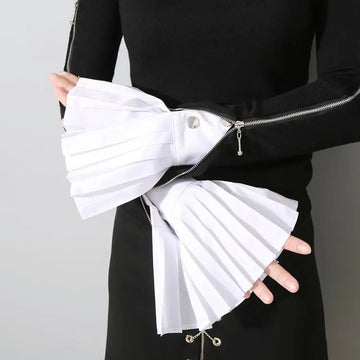 Zend Pleated Wrist Cuffs by Marigold Shadows Marigold Shadows