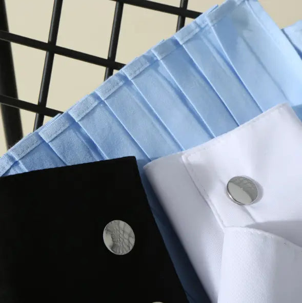 Zend Pleated Wrist Cuffs by Marigold Shadows Marigold Shadows