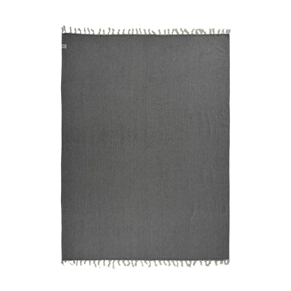 Zigzag Throw Blanket Pure Cotton 72"x50" by La'Hammam La'Hammam