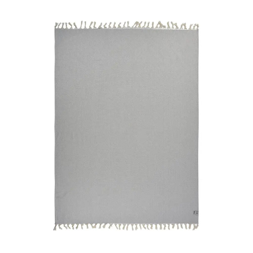 Zigzag Throw Blanket Pure Cotton 72"x50" by La'Hammam La'Hammam