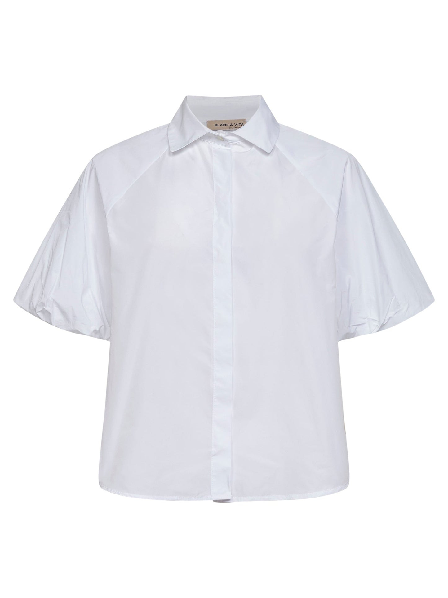 White Poplin Camiva Shirt