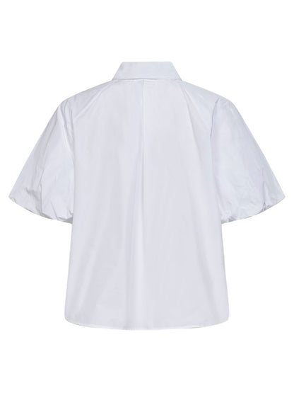 White Poplin Camiva Shirt