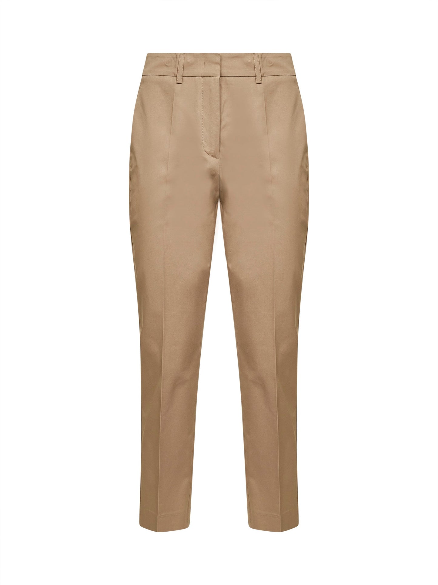 Sand Stretch Cotton Chino Trousers