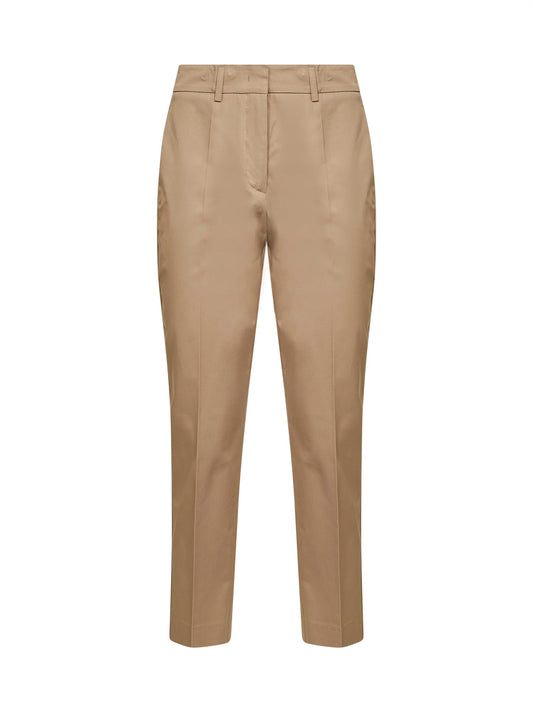 Sand Stretch Cotton Chino Trousers