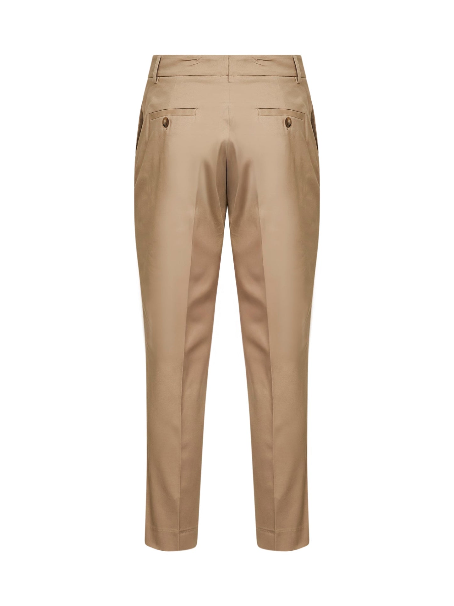 Sand Stretch Cotton Chino Trousers