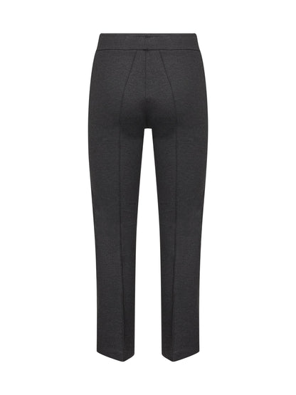 Anthracite Stretch Jersey Trumpet Trousers